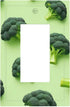 Fuzquwu Broccoli 3 Pattern Single Toggle Light Switch Wall Plate Modern Wall Plate