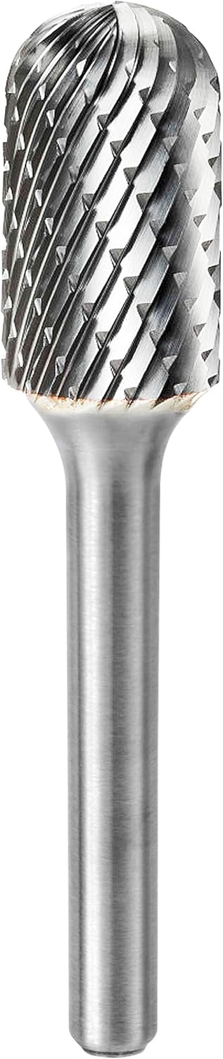 1 Pc 1/2" Carbide Burr Set - 1/4 Shank Die Grinder Bits for Metal Rotary Tool Attachment, Compatible with Milwaukee