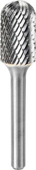 1 Pc 1/2" Carbide Burr Set - 1/4 Shank Die Grinder Bits for Metal Rotary Tool Attachment, Compatible with Milwaukee