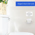 Septic System Do Not Flush Toilet Sign, White Acrylic 5 x 3.5 in, Safe Toilet Paper Sign