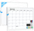 MaxGear Monthly Calendar Dry Erase Board, 16"x12" Small Hanging Double-sided White Board for Planning, Memo