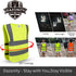 Kid's High Visibility Safety Vest Reflective Strips for Boys & Girls Walking or Back to School