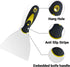 4 Pack Putty Knife Scraper Set, 2" 3" 4" 5" Stainless Steel Putty Knife, Wallpaper Paint Scraper Tool
