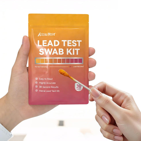 30 30 AssuTest Lead Test swabs Kit - PCS Lead Paint Test Kit for Home Use, Lead Tester for Dishes Ceramics Toys Metal