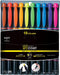 Tombow Kay Coat Double-Sided Fluorescent Highlighter Pen, 10 Color Set
