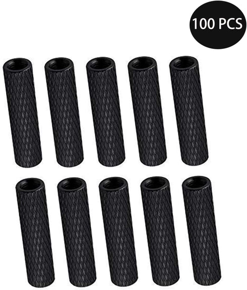 100Pcs M3X35 OD=5mm Knurled Standoffs for RC/Drone/Quadcopter/FPV/Racing Car Model Parts (Knurled Standoff 35mm)