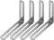 M METERXITY 4-Pack Adjustable L-Shape Corner Brace, 4.72 x 3.94 in Stainless