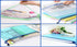 Unifizz B8 Plastic Wallets Folder, Zip Lock Bags, Waterproof Clear Mesh Zipper Pouch Document Bag, White