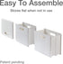 Pendaflex Mobile File Box with Handles, Easy Set Up, Collapsible Storage, 13" W x 10" H x 6.5" D, Holds Letter Size