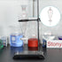 stonylab Graduated Separatory Funnel, 60 ml Heavy Wall Pear-Shaped Borosilicate Glass with PTFE Stopcock