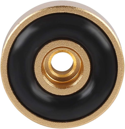 Aluminum Alloy Anti Vibration Amplifier Feet, 4PCS Shock Absorber Pads for Speakers (20 * 8mm, Gold)