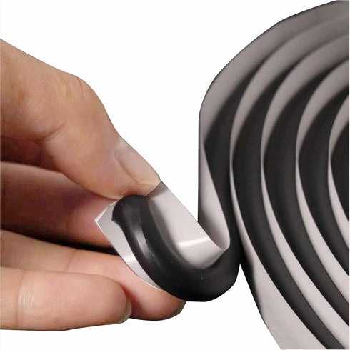 13 Ft Butyl Sealant Tape, Waterproof Butyl Rubber Sealant, Diameter 1/4" Rubber Sealant for Installing Car Doors, Windows, Car Audio