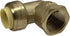 2 Pcs XFITTING Push Fit 1/2 Inch x 1/2 Inch Female NPT Elbow, 1/2" Inch with 1 Clip