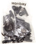 Honbay 20PCS Black Metal Bulldog Clips, 30mm (1.2inch) for Documents, Planner Pages, Receipts, Pictures