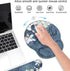 Keyboard Wrist Rest and Mouse Pad Wrist Support Set with Coasters, Christian Bible Verse Psalm 46:10 Wrist Mouse Pad with Non-Slip PU Base for Home Office Working Studying Easy Typing & Pain Relief