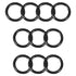 Othmro 10pcs Nitrile Rubber O-Rings, 5mm Wire Dia 45mm OD Metric Sealing Washers for Oil or Air Sealing