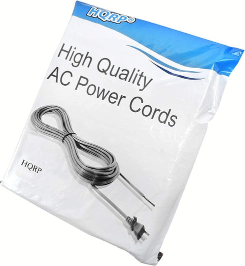 HQRP AC Power Cord Compatible with Shark Navigator Lift-Away Pro NV355 NV356 NV356K NV357 NV355CS NV356KCS NV356E