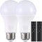 MXhme A19 LED Light Bulbs with Remote Control, 800LM 9W, 60W Equivalent LED