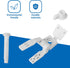 Xthrotsenk Commode Plastic Toilet Seat Hinge Replacement Universal Toilet Seats Bracket Hardware Lavatory Seat Hinge