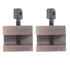 kimllier 4Pcs V-Block Multi-Use Gauge Tool, 1-3/8 x 1-3/8 x 1-3/16 Inch with Box