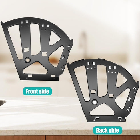 3 1 Litoexpe Layers Black Shoes Drawer Cabinet Hinges, Stainless Steel Shoe Cabinet Replacement Fittings Flip Plate