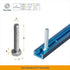 POWERTEC 71067 48 Inch Universal T-Track - Double-Cut Profile with Predrilled Mounting Holes, 1PK