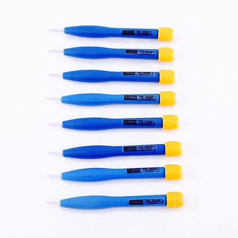 Yosoo 8pcs Adjustment Frequency Screwdriver Anti-Static Plastic Ceramic Set, Home Hand Tools