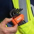 Klein Tools LS10M 10-Key Metric Hex Key Caddy Set, Long Reach Keys, Sizes 1.5 to 10mm, Heat-Treated Black Phosphate