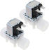 2Pcs Normally Closed Electrical Inlet Solenoid Water Valve, DC12V for Washing Machine Water Dispenser