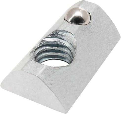 8020, 3917, 15 Series 5/16-18 Steel Roll in T-Nut with Ball Spring, T Slot Accessories for 80/20 Aluminum Extrusion (10