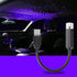 Calsgkspray Blue USB Star Projector Night Light,Adjustable Romantic Starry Sky Projector Car Light,Portable