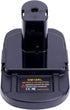 Biswaye Adapter for Dewalt 20V Battery to Replacement for Ryobi 18V One+ Battery, Compatible with Milwaukee M18 Battery