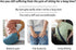 Aeveot Car Seat Cushion Coccyx Cushion Ergonomic Seat Cushion,Sciatica Cushion Pain Relief for Long Sitting,for Office