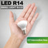 E17 R14 Bulb, 4W (40W Bulb, E17 5000K, 400 Dimmable, Pack 6 Maelsrlg LED Equivalent) Mini Reflector Floodlight Light