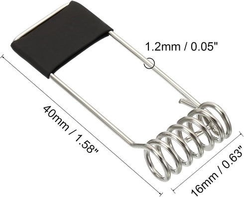 40x16mm 20 Pack PATIKIL Downlight Spring Clips, Emitting Diode Recessed Lighting Accessories Securing Clamps