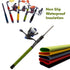 Accering Frosted Pattern Fishing Rod Grip Wrap, Heat Shrink Grip Tubing for Fishing Rod Handle