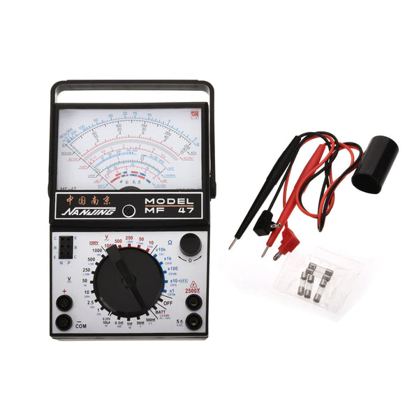 Fielect Digital Multimeter, AC/DC Voltmeter, Ohm Volt Amp Tester with Test Probes