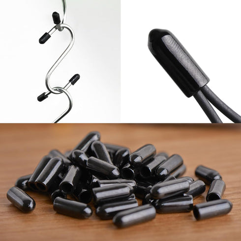 MECCANIXITY 30Pcs Heat Shrink End Cap 18mm ID x 45mm L, 3:1 Ratio Waterproof Adhesive for Electrical Wire