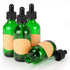 stonylab 4-Pack Glass Dropper Bottles with Inner Plug and Label for Essential Oils (60 ml, Green)