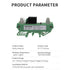 4 Channel Relay Module - 1 SPDT DIN Rail Mount 12V DC/AC Interface Relay Module (FY-T734-12VACDC)