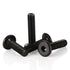 MewuDecor M6 18mm Countersunk 25 x Flat Head Socket Head Screws Bolts for Furniture Chair Table Desk Crib Bed, Carbon