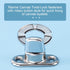 15 Sets Twist Lock Fasteners, Marine Grade Quarter Turn Fasteners, Rustproof Zinc Alloy Eyelet and Stud