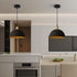 9.8 inches, 78.74 inches, Modern Industrial Black Chandelier line Length Kitchen Island, Bedroom, Dining Room, Living