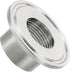 1.5 Inch 3/4" 304 50.5mm PATIKIL TC Tri Clamps Adaptor, Tri-Clover Fittings to NPT Female Sanitary Thread Adaptor