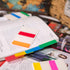 KICNIC 960 Pcs 2 Inch Sticky Tabs, Book Tabs, Annotation Tabs for Notebooks, Removable Adhesive Flags