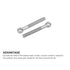 Shoulder Swing Lifting Bolt (M12x90mm) 1Pcs, 304 Stainless Steel Eye Bolts for Home Renovation, Pipeline Gate Valves