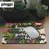 Pingpi Gaming Mouse Pad Custom, Begin Each Day with A Grateful Heart Wood Signs, Non-Slip Rubber Mousepad