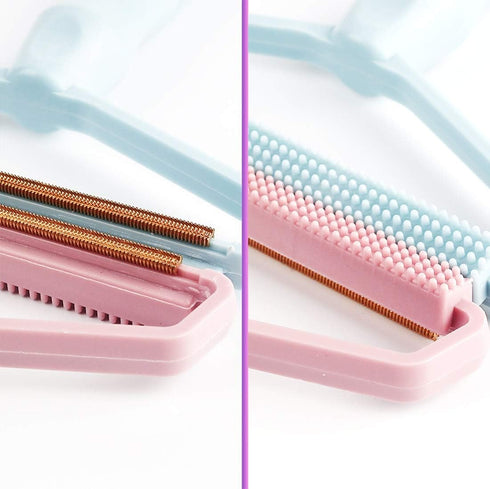 Portable Fabric Shaver, Manual Lint Remover for Pet Hair on Carpet, Clothes, Furniture, and Couch