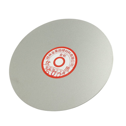 uxcell 6-inch Grit 600 Diamond Coated Flat Lap Wheel, Grinding Sanding Polishing Disc