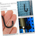 10 ABOOFAN Pcs Iron Pegboard Hooks Double Wire Design High Hardness Wear Resistant Tool Organizer Pegboard Accessories